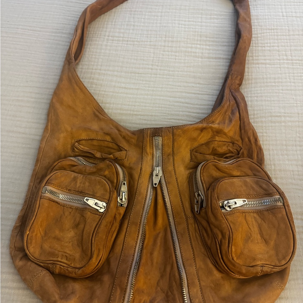 Alexander Wang Brown Leather Hobo Bag